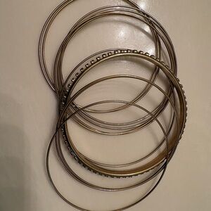 Elegant Gold Bangle Set